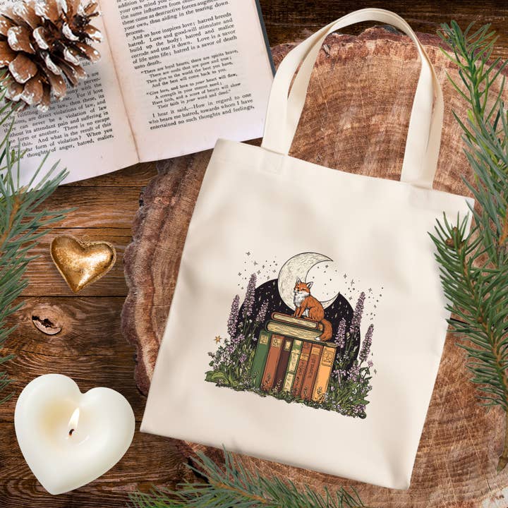 Tote-taske Rævens krøniker for engroshandel hos Les Moonettes