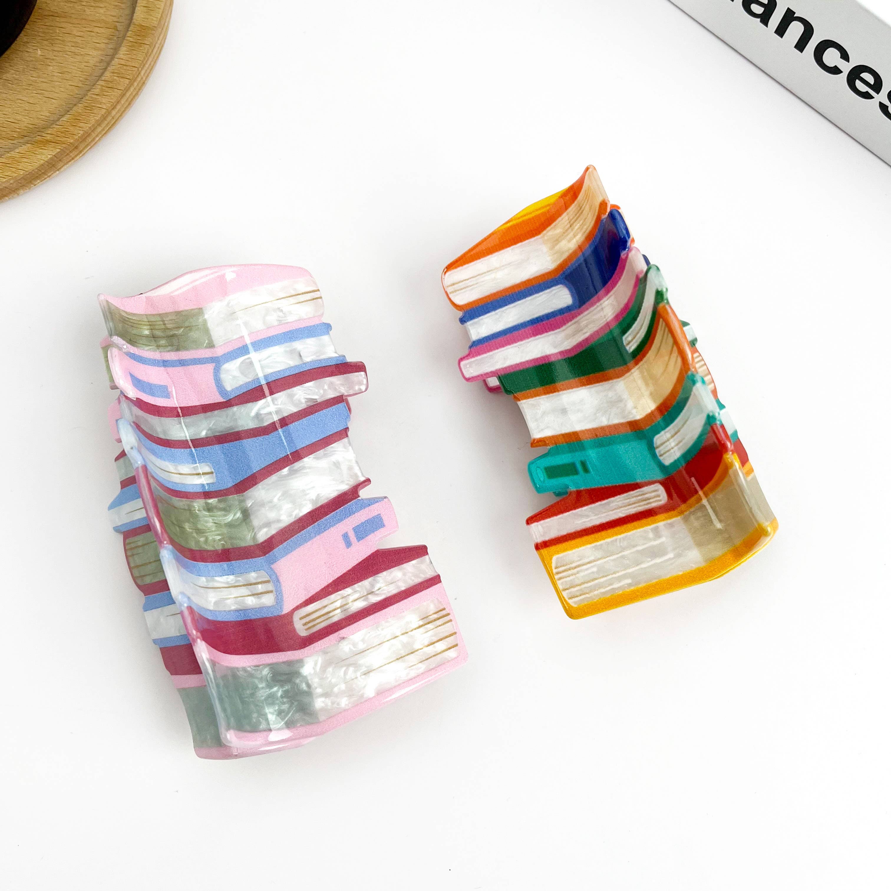 TheDivaSoap - Vente Pince à cheveux – femme - Barrette livre de 9,5 cm à 10,5 cm10