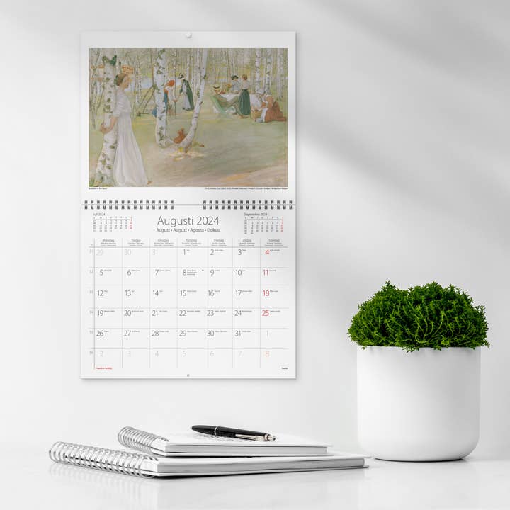 Burde Publishing AB - Wholesale Calendar - Wall calendar 2024 Carl Larsson1