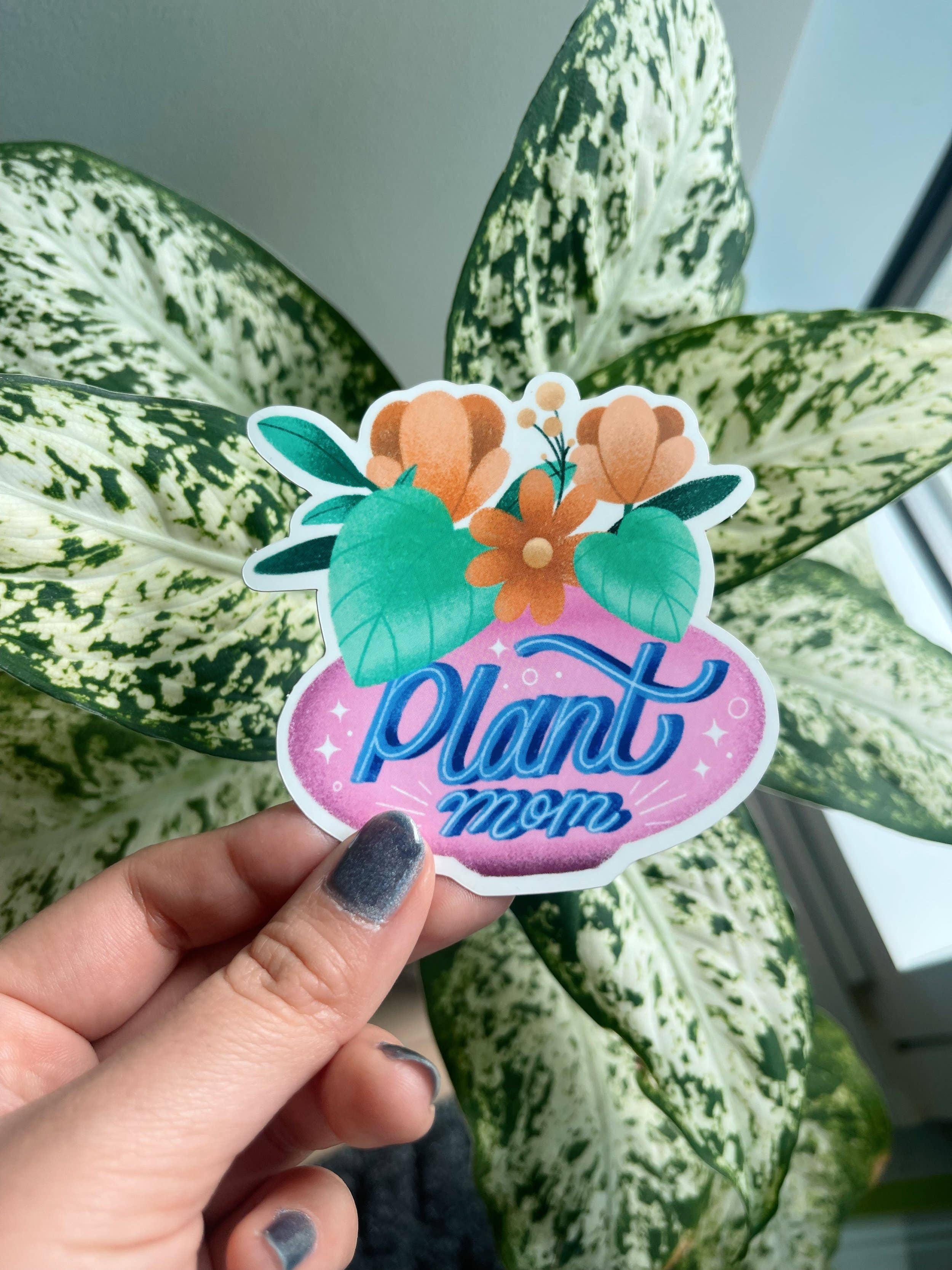 Riri Tamura Design - Vente Autocollant - Autocollant maman plante