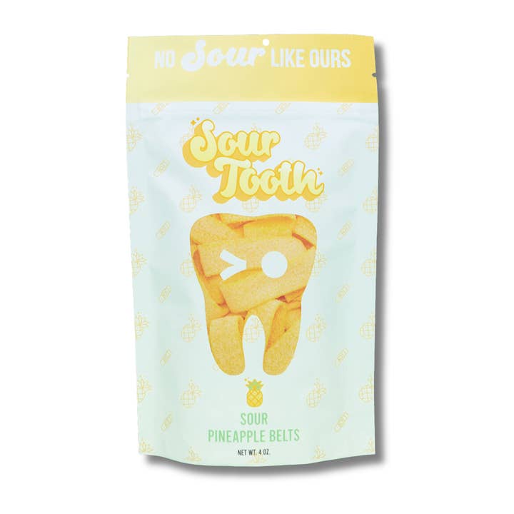 Sour Tooth - Wholesale Gummy - Sour Pineapple Belts