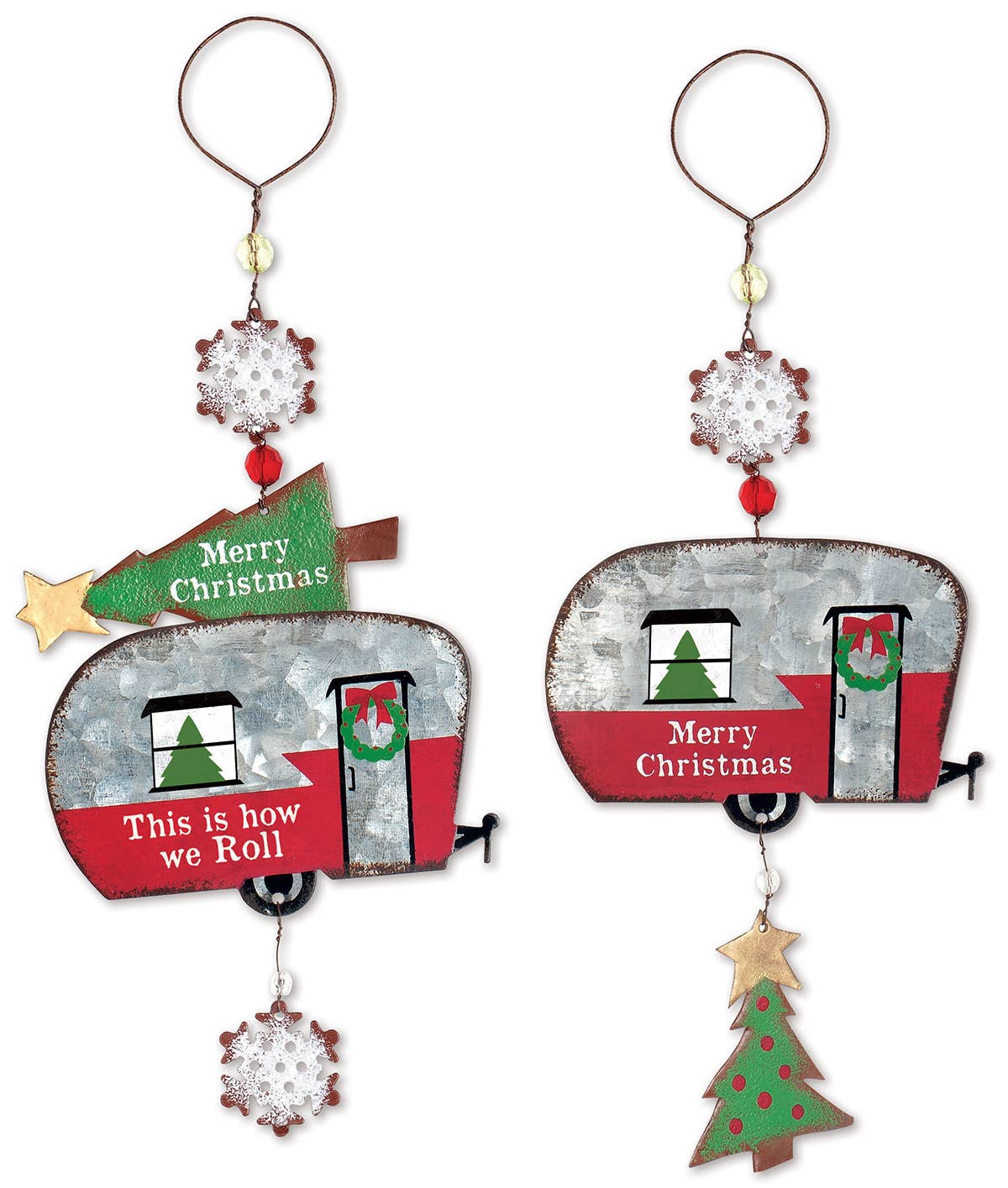 Sunset Vista Designs - Wholesale Ornament Set - Trailer Ornament 2 asst2