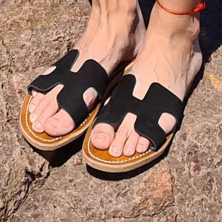 Leather Sandals For Women, Moroccan Handmade Leather Sandals for wholesale by DarKech