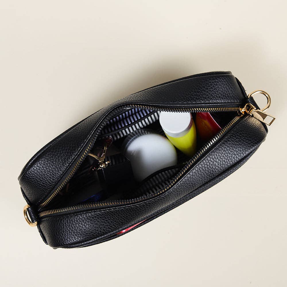 MiMi Wholesale - Wholesale Crossbody Bag - Women's - TG10204 Solid Color Tassel Camera Crossbody Bag23