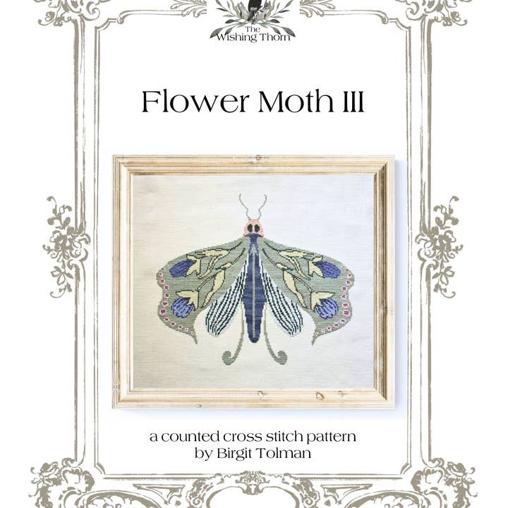 The Wishing Thorn - Wholesale Embroidery/Cross Stitch Supplies - Flower Moth III0
