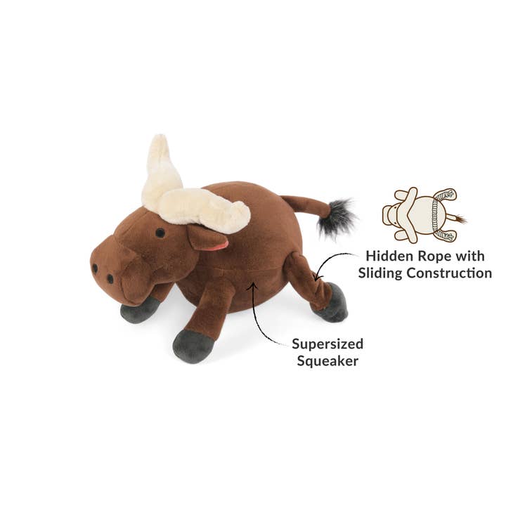 P.L.A.Y. Pet Lifestyle and You - Wholesale Pet Plush Toy - Dog - Big Five of Africa - Cape Buffalo