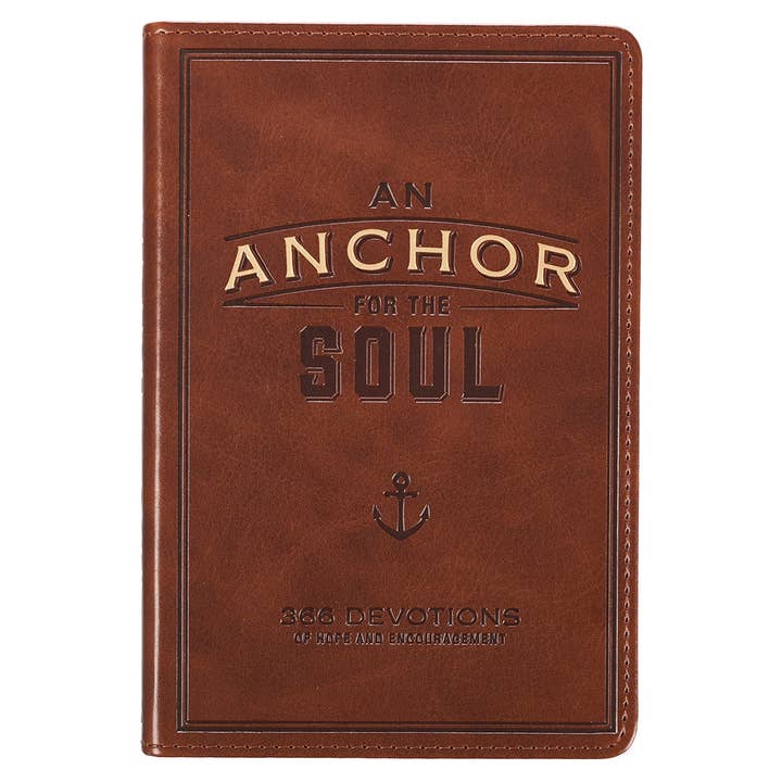 Devotional An Anchor for the Soul Faux Leather for wholesale by Christian Art Gifts