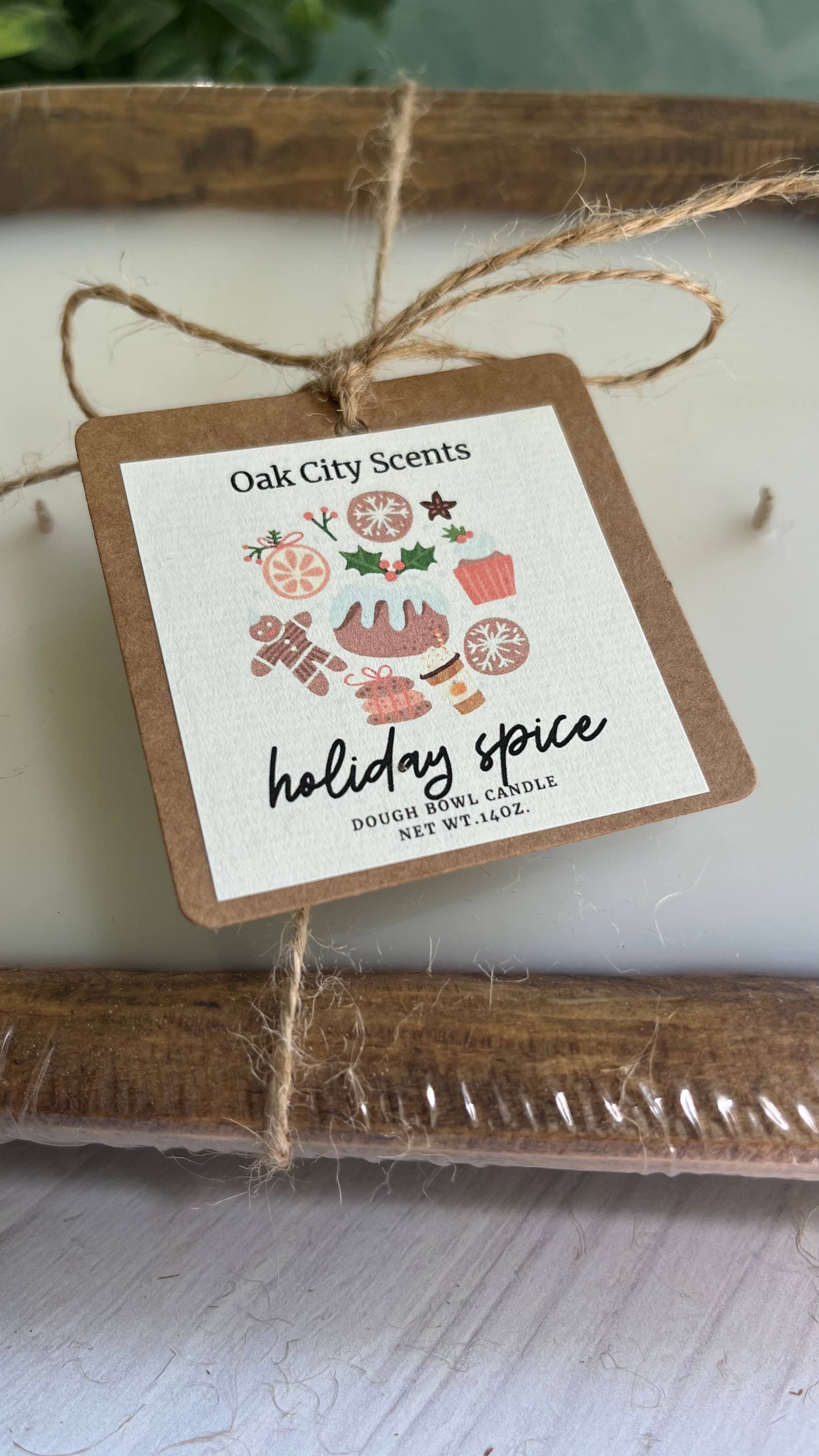 Oak City Scents - Wholesale Jar/Filled Candle -  Dough Bowl Candle 14 oz. Ready to Gift 28