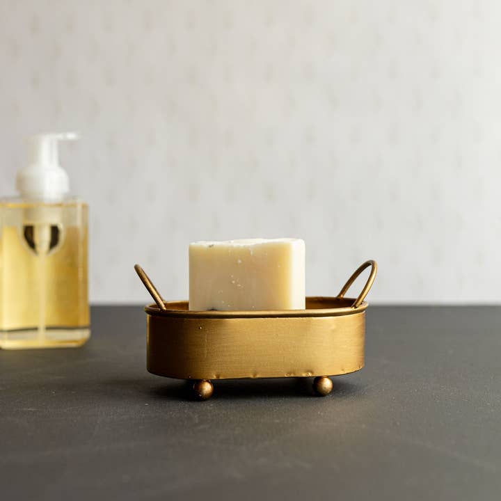 Foreside Home & Garden - Wholesale Plant Pot - Faye Boho Rounded Brass Mini Planter With Ball Feet Metal
