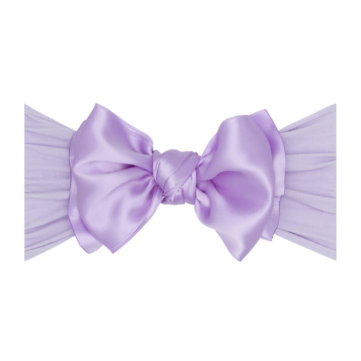 Baby Bling Bows - Wholesale Hair bow – Baby - Baby Bling® Satin FAB® soft nylon headband with satin bow15