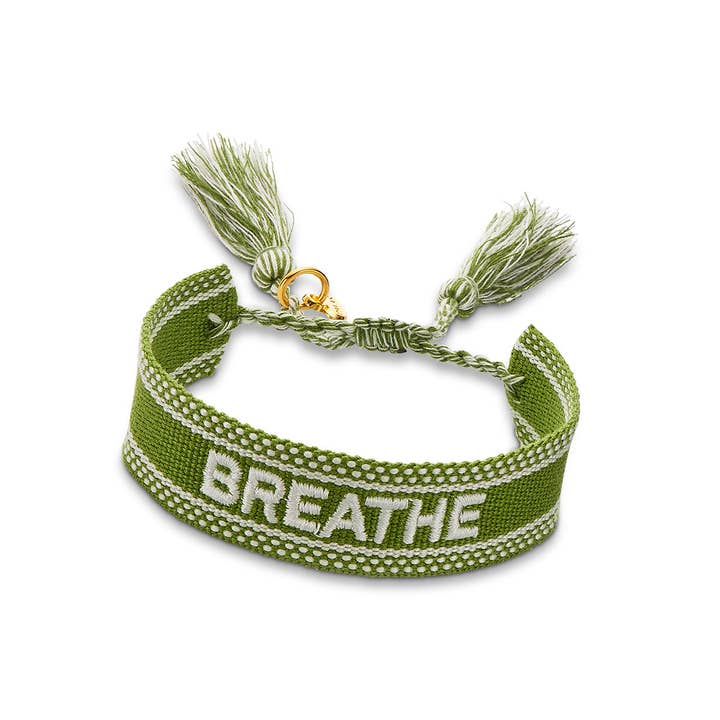 Palas Jewellery - Wholesale Woven/Braided Bracelet - Breathe Mantra Band4