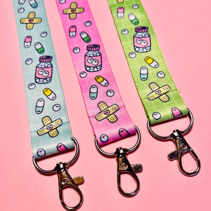 Kellylou – wholesale Lanyard – Women’s – Happy Pills Lanyard1