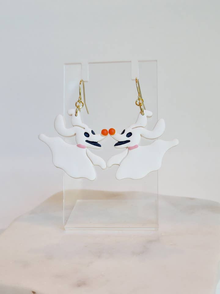 Ghost Dog Dangles for wholesale by Marbled Maven