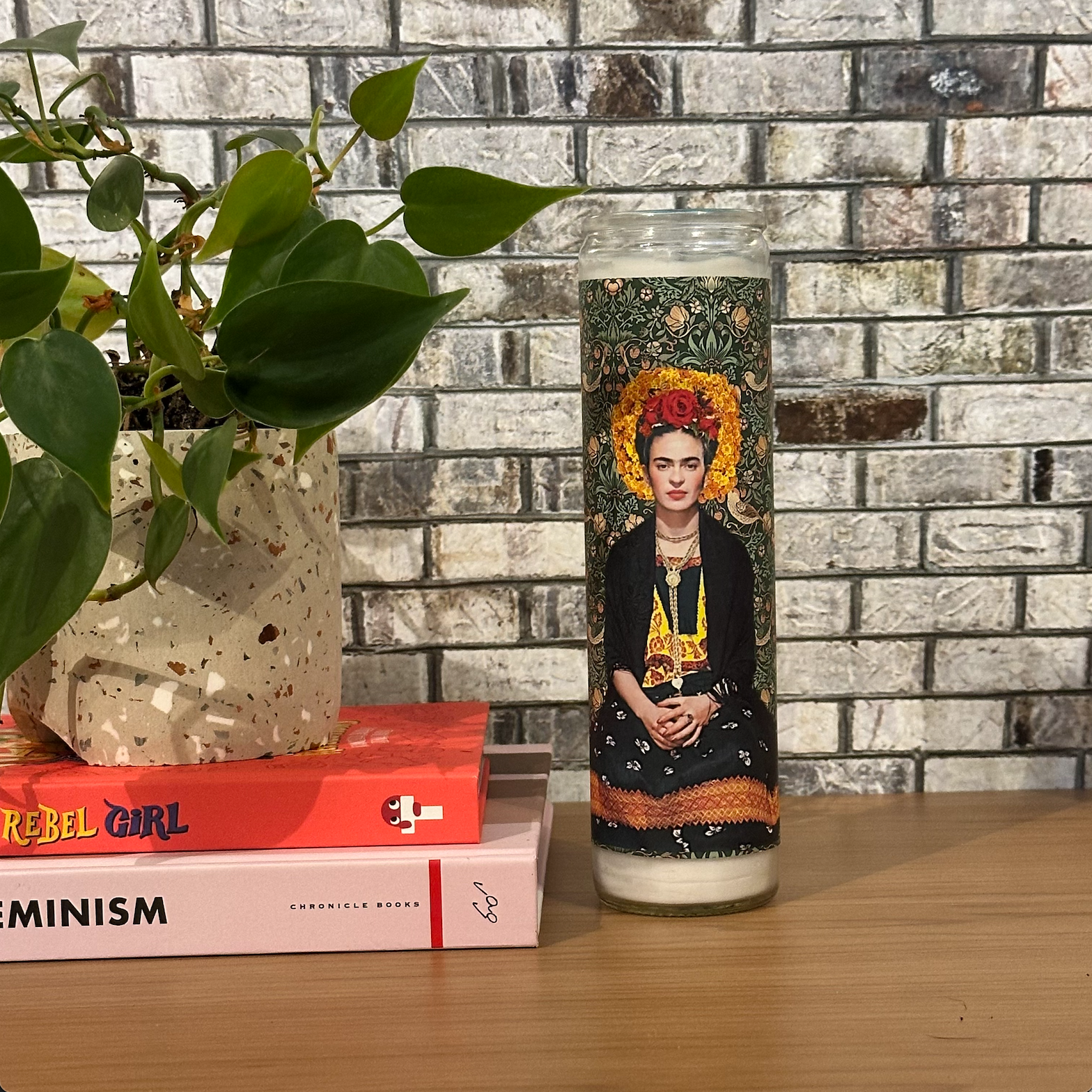 Flaming Feminist – Großhandel Opferkerze – Frida Kahlo2