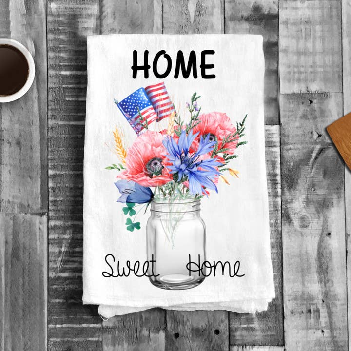 Avery Lane Gifts – wholesale Kökshandduk – 4 juli patriotiska hem söta hem bomull kökshanddukar