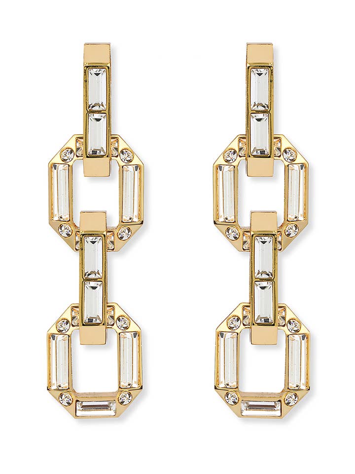 Rue De La Paix Link Long Earrings for wholesale by Ninon