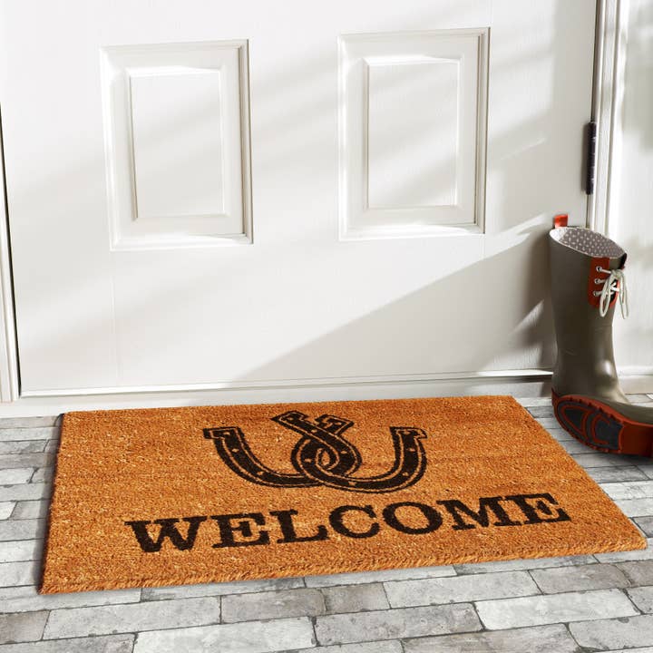 Calloway Mills - Wholesale Door Mat - Horseshoe Welcome Western Doormat1
