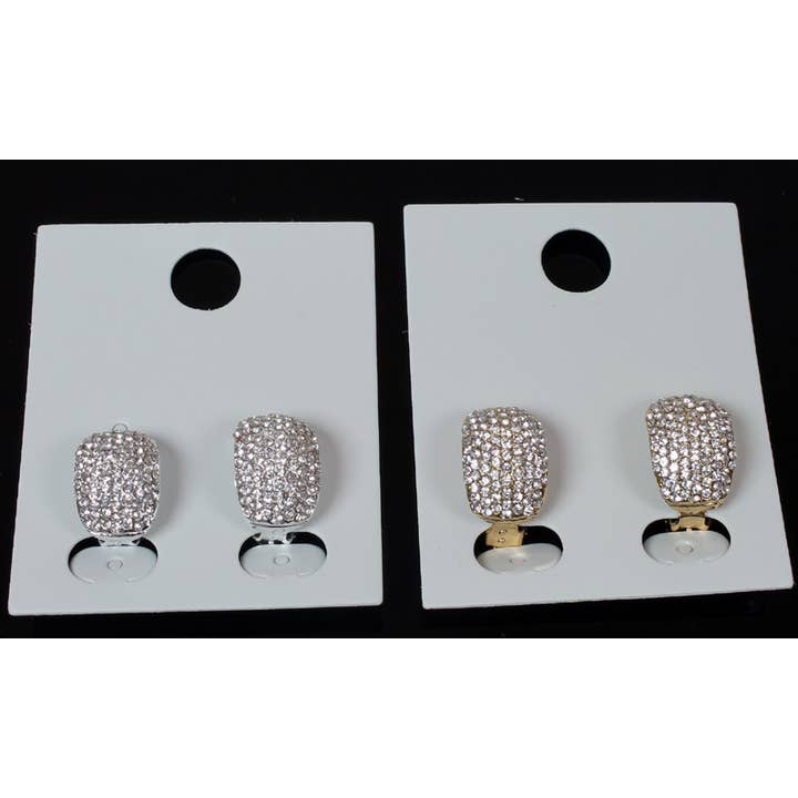 Brincos de Clipe em Prata e Ouro por atacado de Western Counties Wholesale