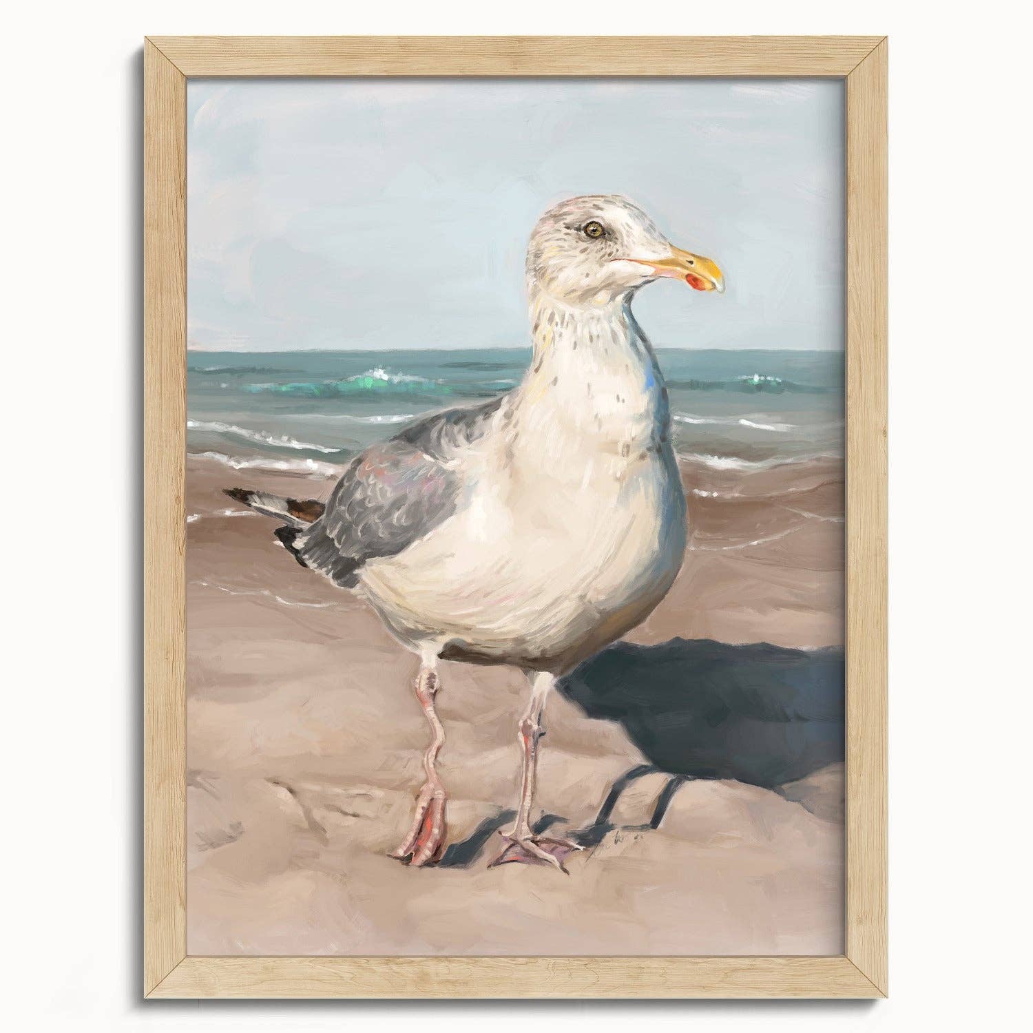 The Ugly Cat Studio - Wholesale Art Print - Seagull with Wobbly Leg Fine Art Print16