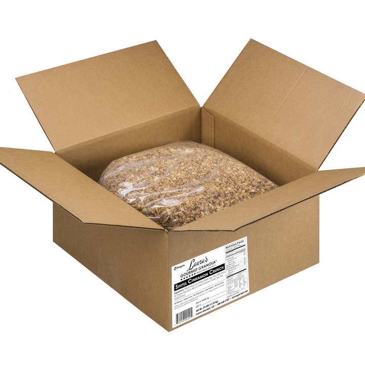Laura’s Gourmet - Wholesale Granola - Sinful Cinnamon Crunch, 25 LB Bulk Food Service Case1