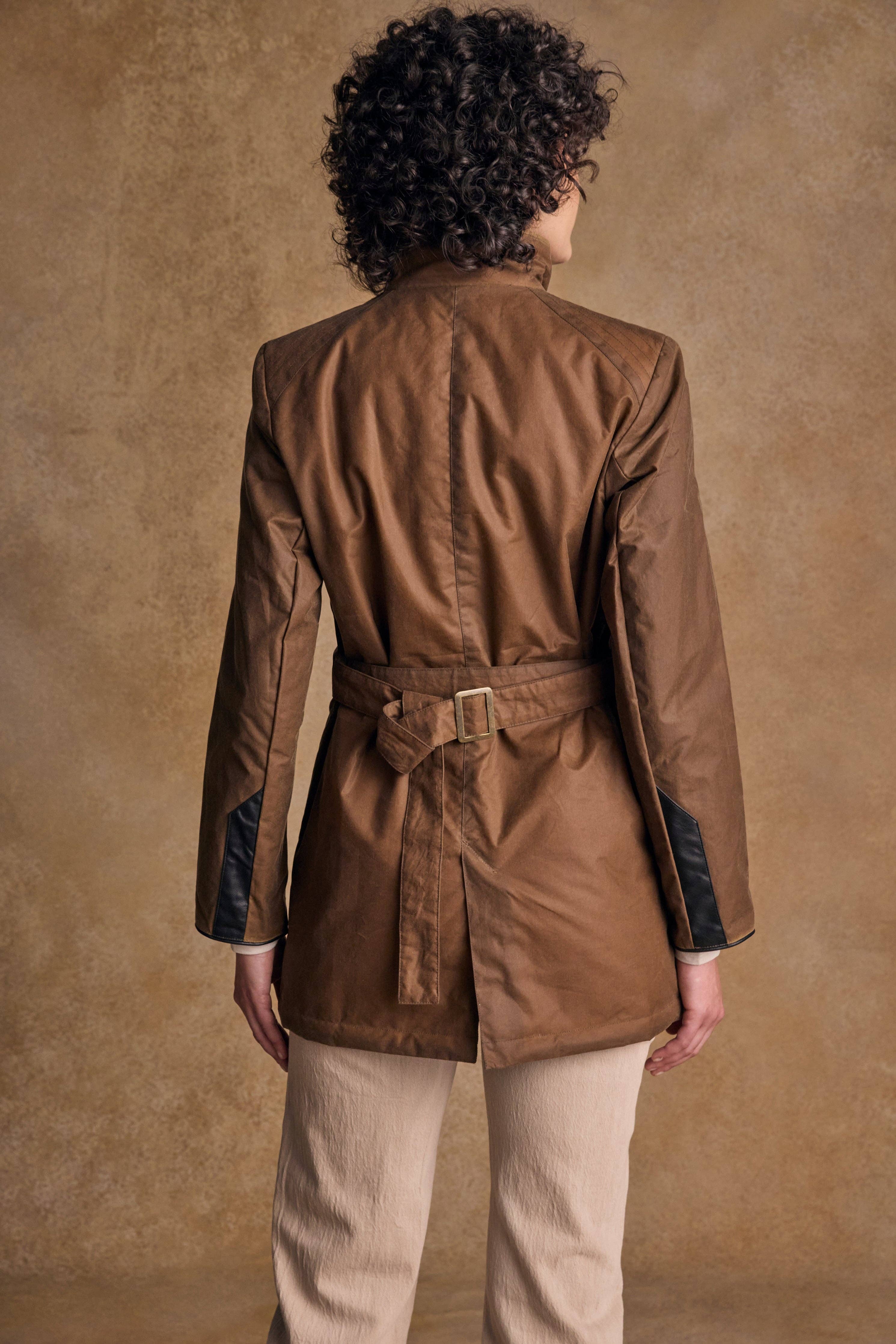 Jack Murphy Clothing - Wholesale Jacket - Women's - Orla Wax Jacket - Tan8