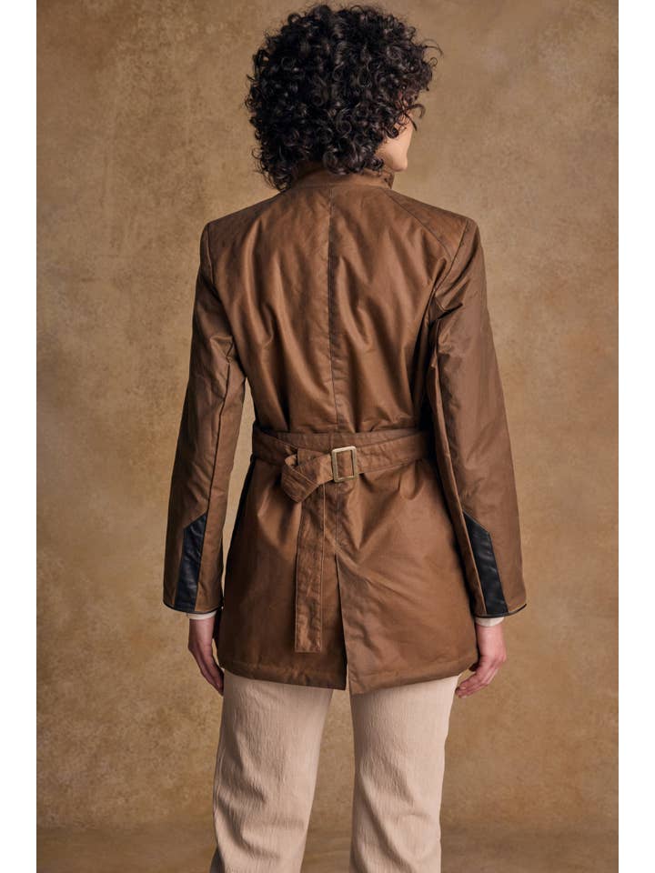 Jack Murphy Clothing - Wholesale Jacket - Women's - Orla Wax Jacket - Tan8