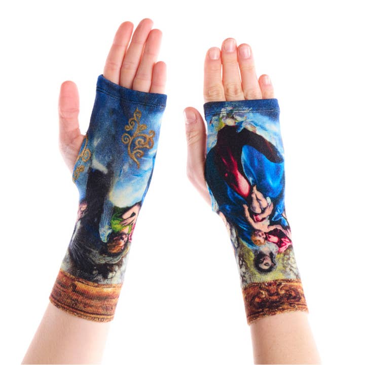 Virgin and Child Mittens for wholesale by Ruban Rouge