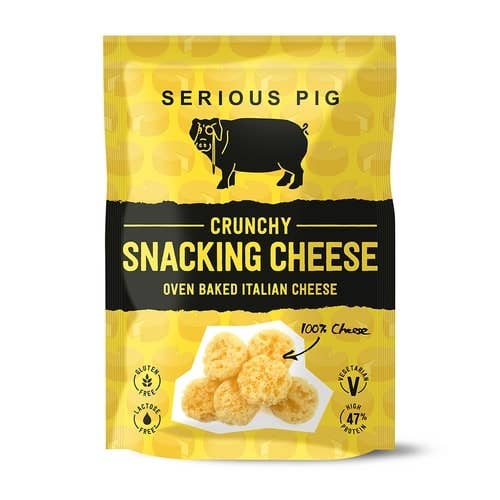 Salty Dog Brands Ltd - Wholesale Cheese - Serious Pig Crunchy Snacking Cheese 24x24g *UK only*