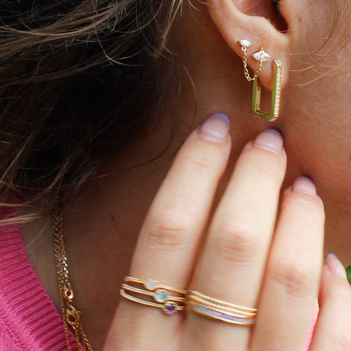 Huguette Paris - Wholesale Single Stone/Solitaire Ring - Ring - ORCHID1