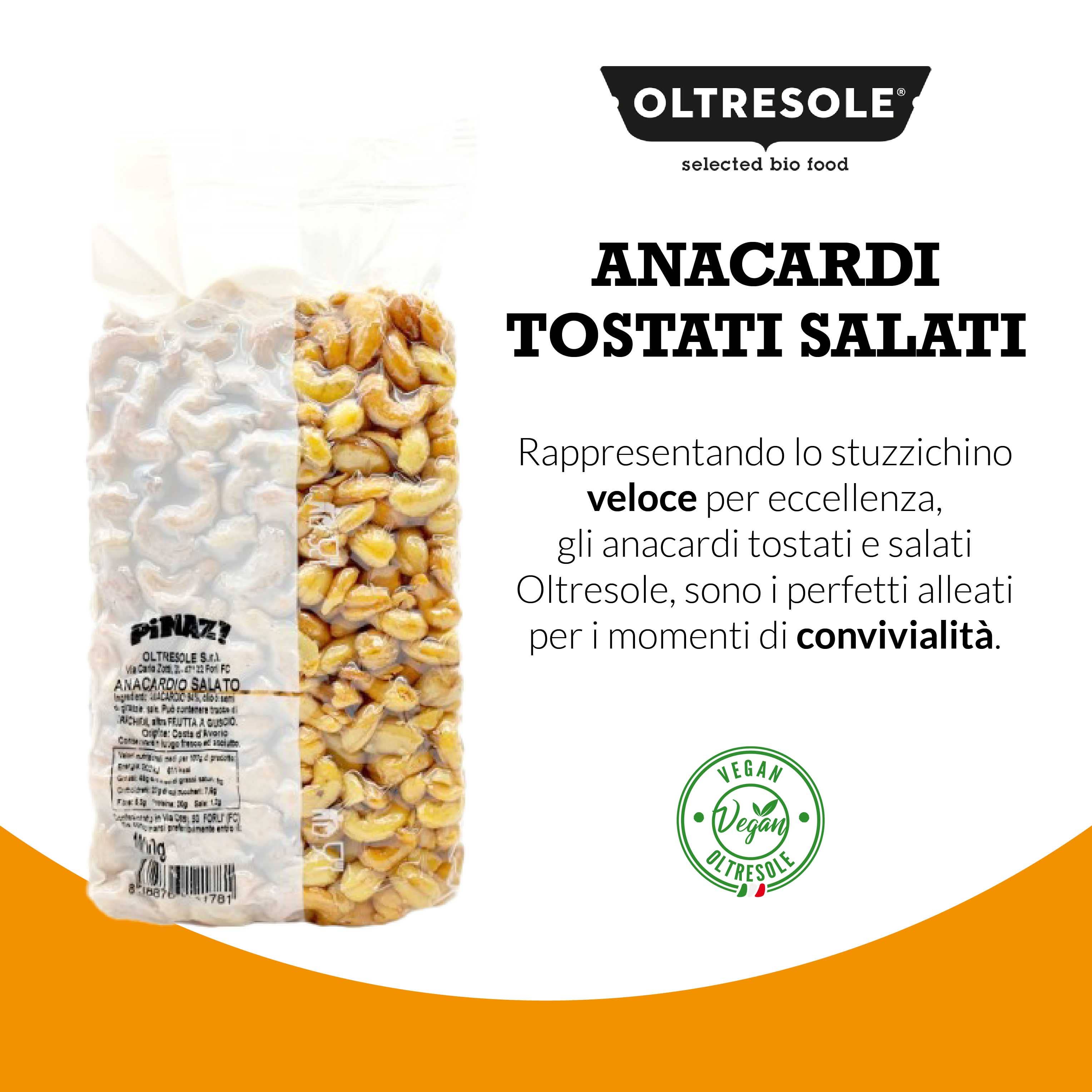Oltresole - Wholesale Nuts - SALTED ROASTED CASHEWS 1 Kg5