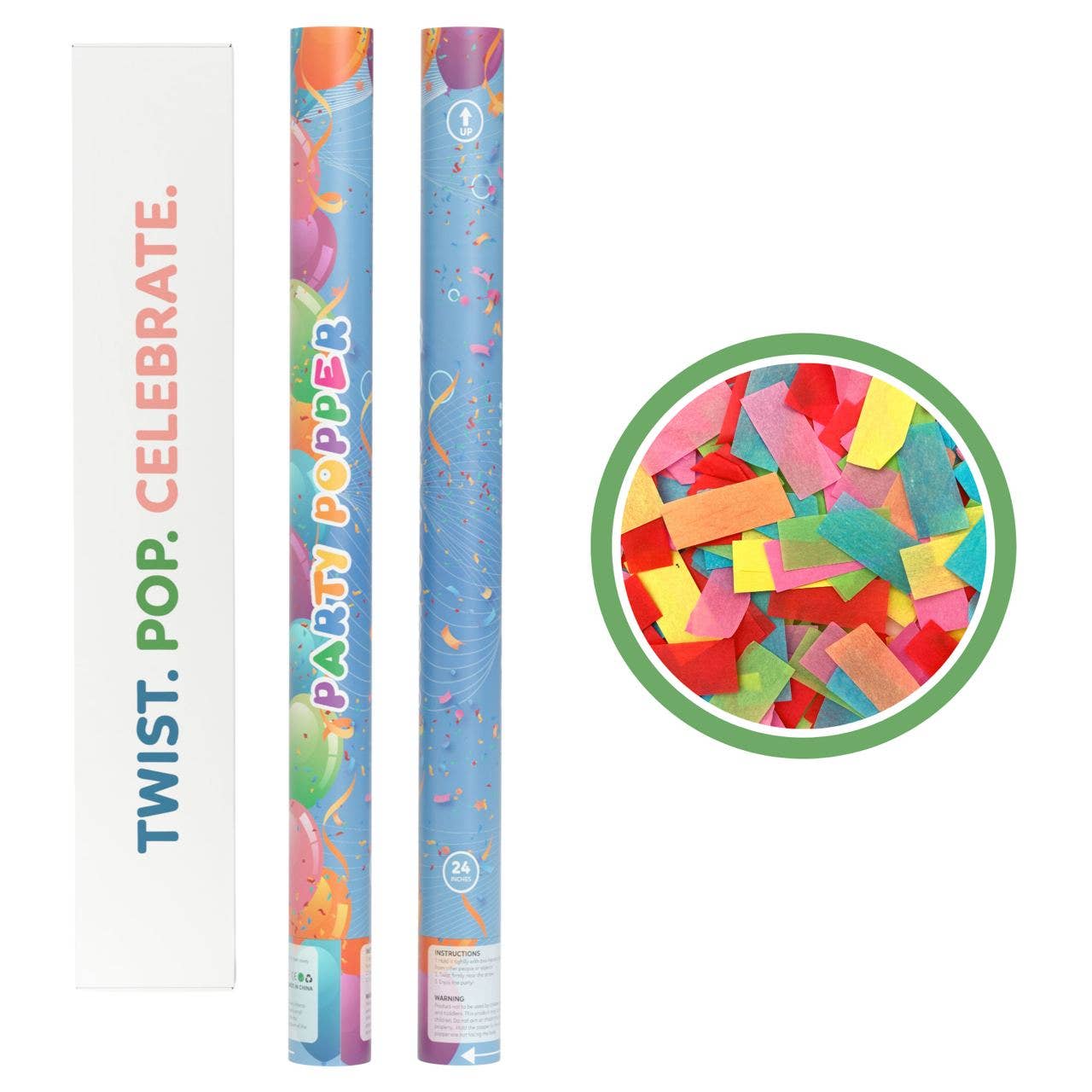 TUR Party Supplies – Großhandel Konfetti – Konfetti-Kanonen - Biologisch abbaubar mehrfarbig10