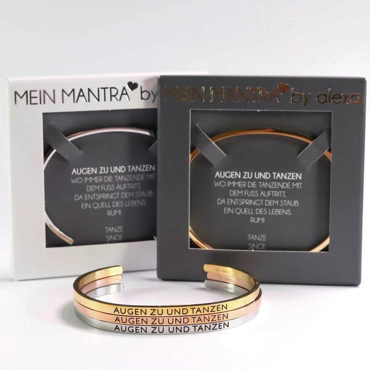 Pulsera Mantra - Cierra los ojos y baila para venta al por mayor de Mein Mantra