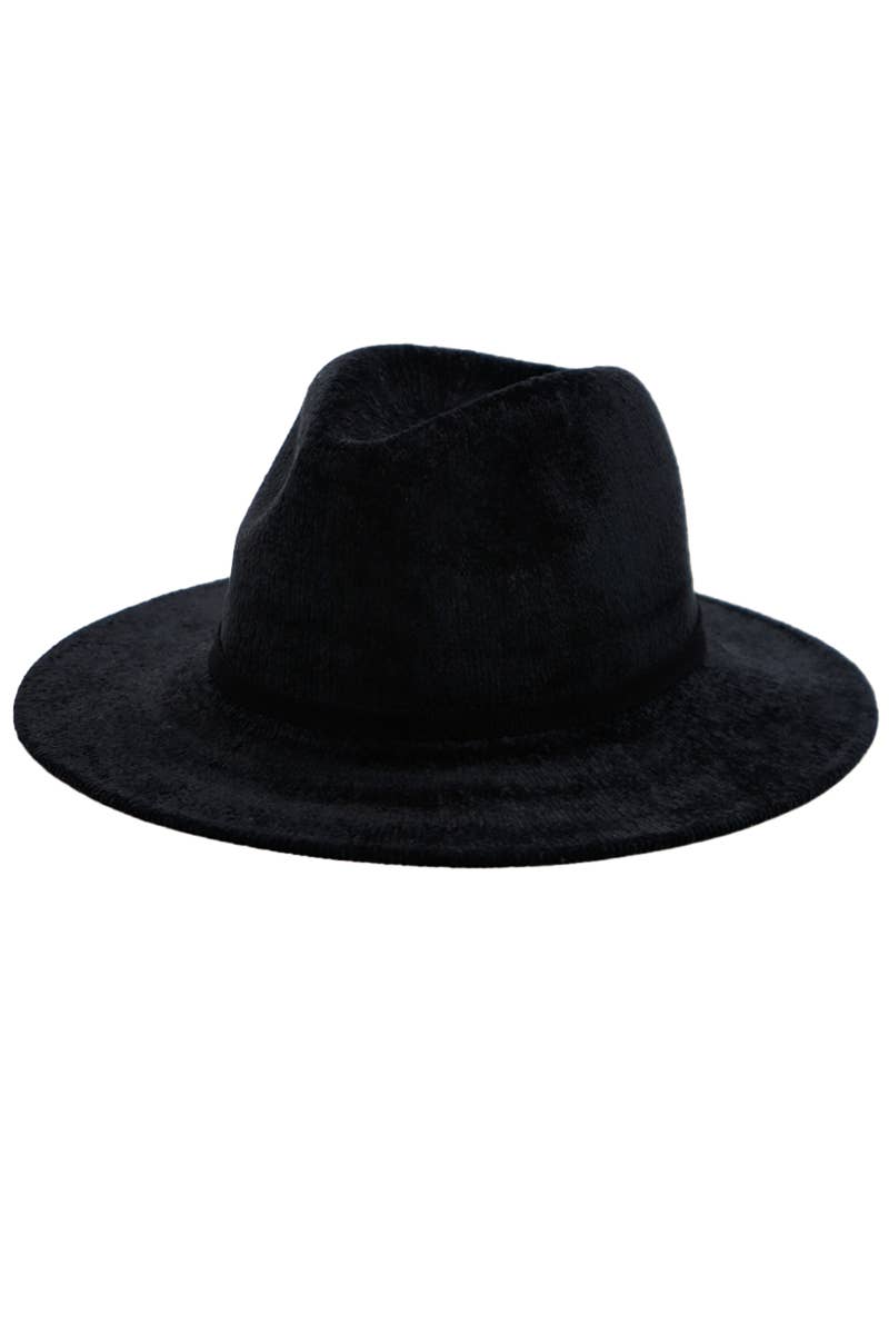 Cap Zone – wholesale Fedora – Women’s – Velvety Corduroy Woven Chenille Floppy Fedora Rancher Hat3