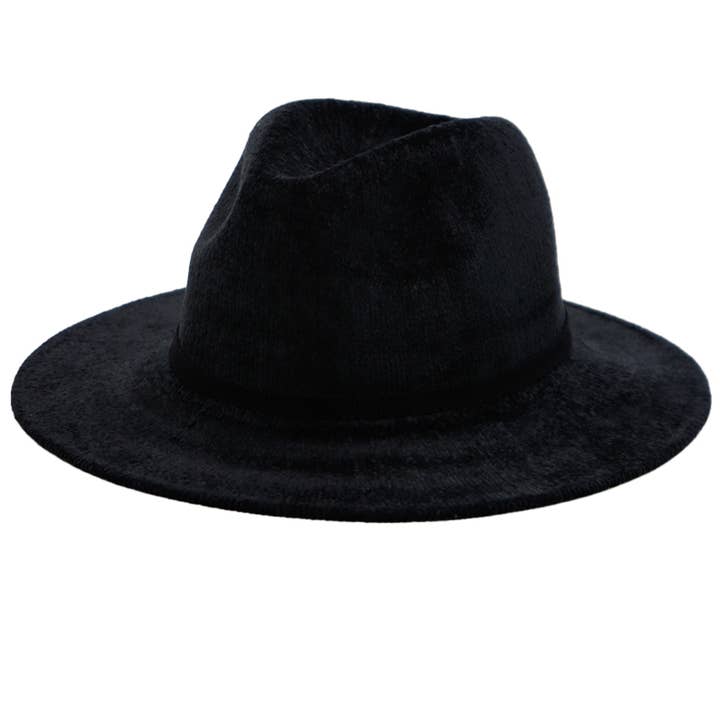 Cap Zone – wholesale Fedora – Women’s – Velvety Corduroy Woven Chenille Floppy Fedora Rancher Hat3