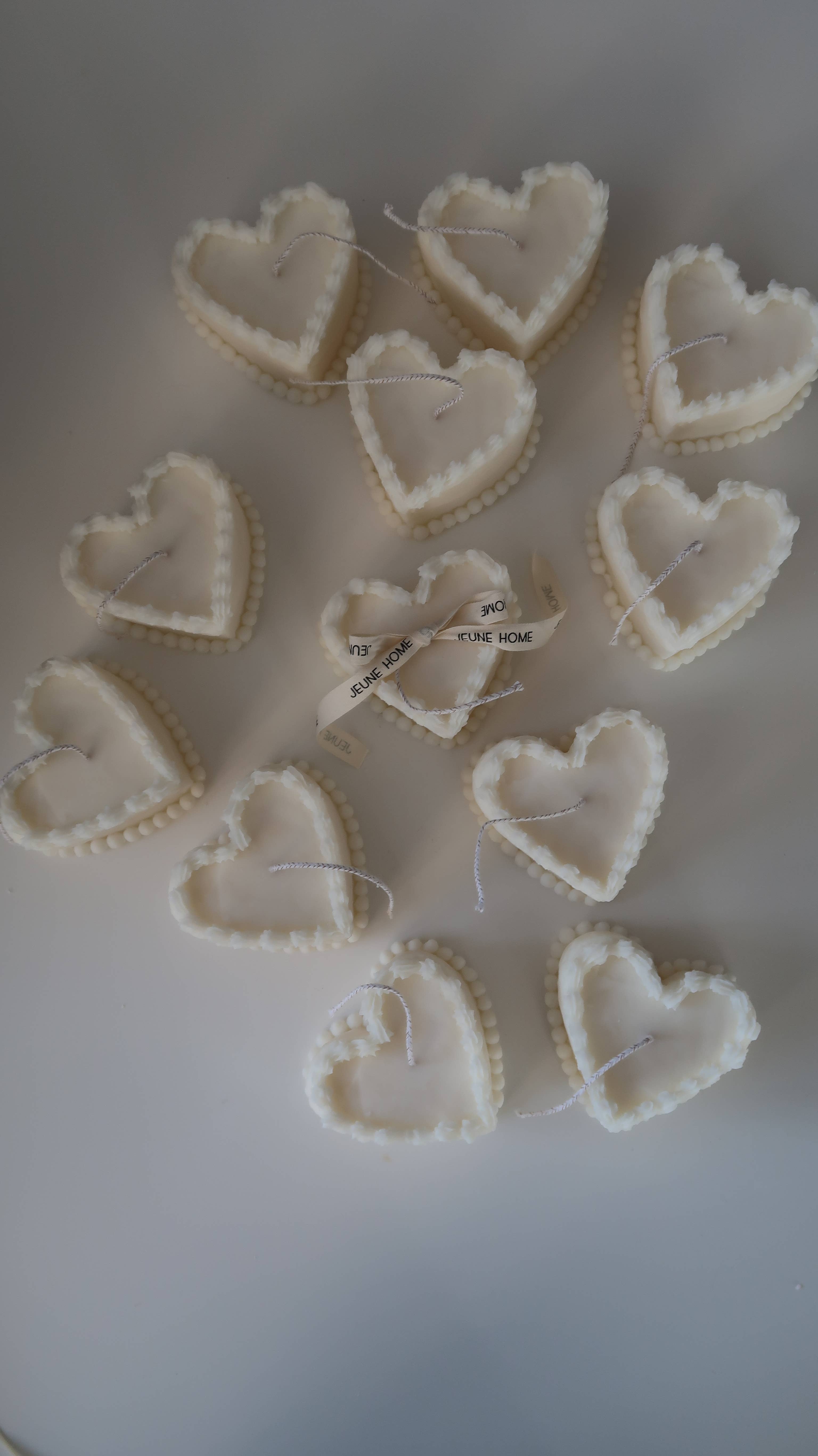Jeune Home – wholesale Novelty candle – Heart Cake soy candle | Birthday cake candle4