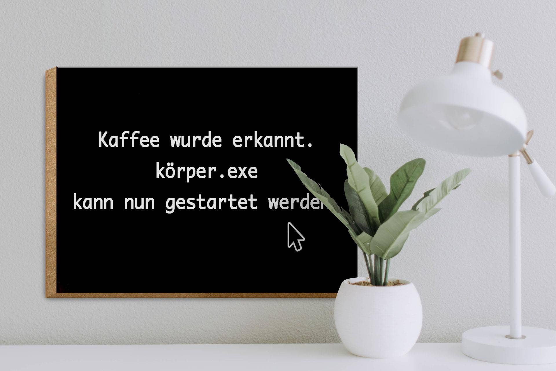 Femer - Wholesale Sign - Wooden sign saying 40x30cm coffee was recognized Körper.exe2