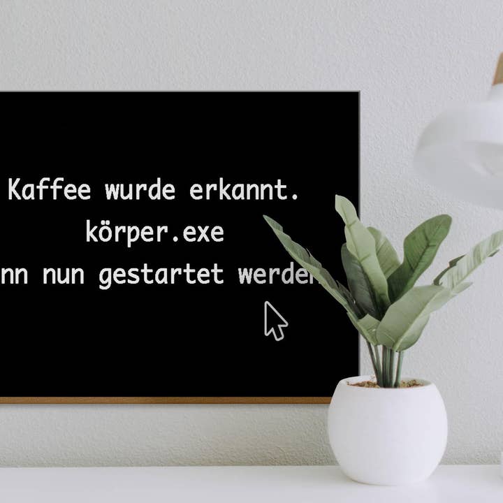 Femer - Wholesale Sign - Wooden sign saying 40x30cm coffee was recognized Körper.exe2