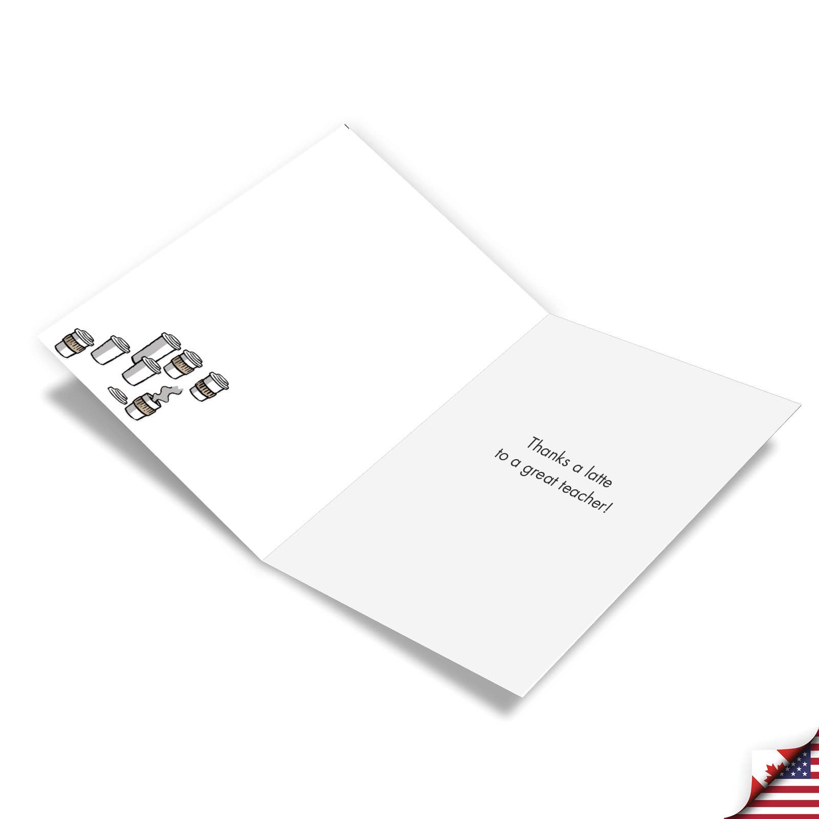 NobleWorks - Wholesale Teacher/Back-to-School Card - 1 Funny Teacher Thank You Card - Stupid Apples - NobleWorks1