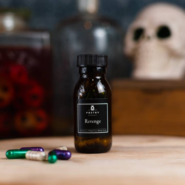 Pilules de Poison Poétique : Vengeance (Grande) pour la vente par Poetry Pharmacy