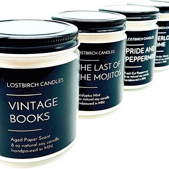 LOSTBIRCH - Wholesale Jar/Filled Candle - Vintage Books 2