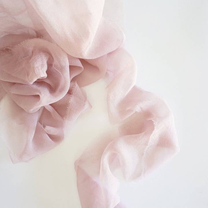 Silk Gossamer Ribbon in Blush for wholesale by Tono + Co