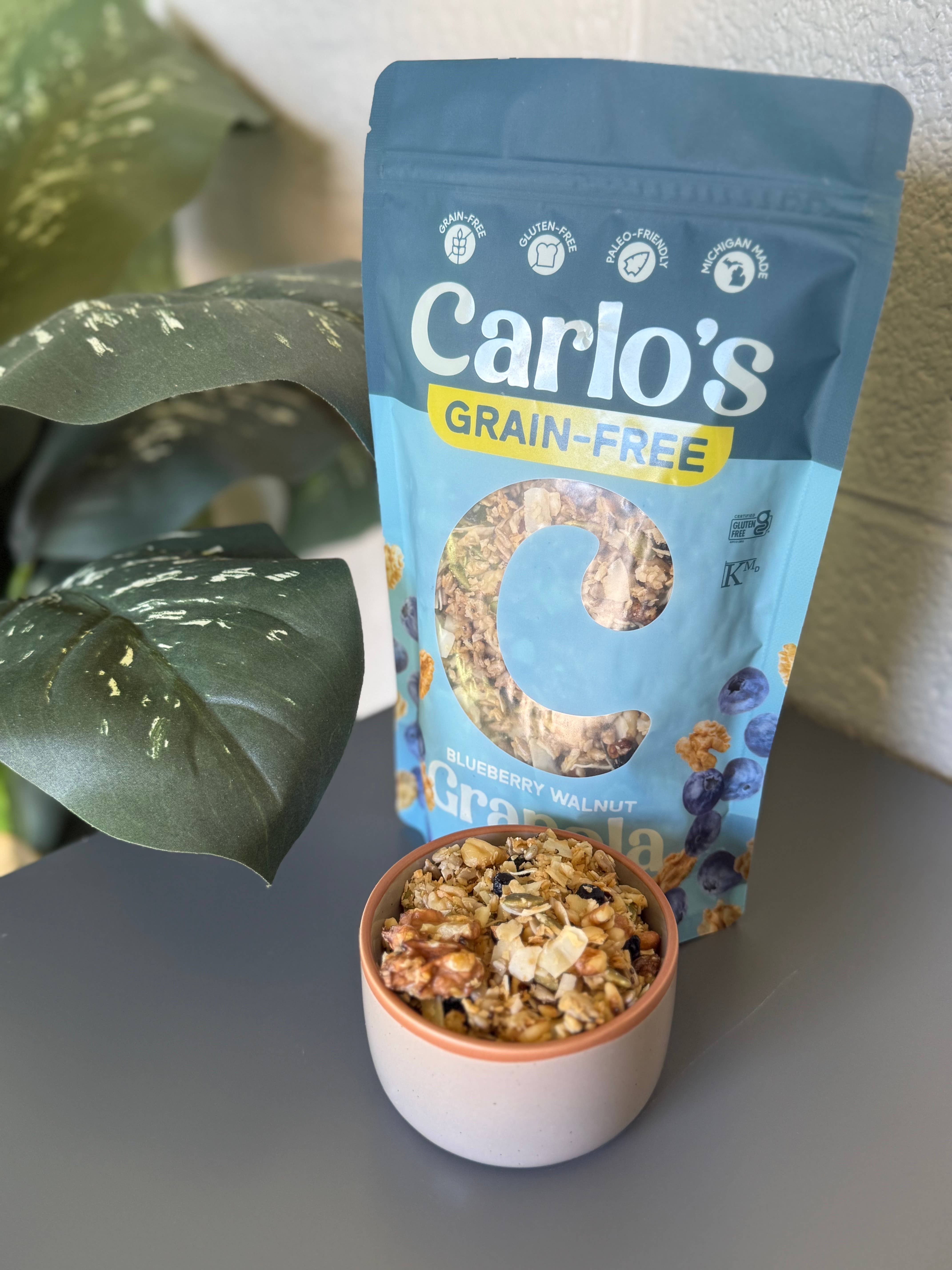 Good Life Naturals - Wholesale Granola - Carlo's Grain-Free Blueberry Walnut Granola 4