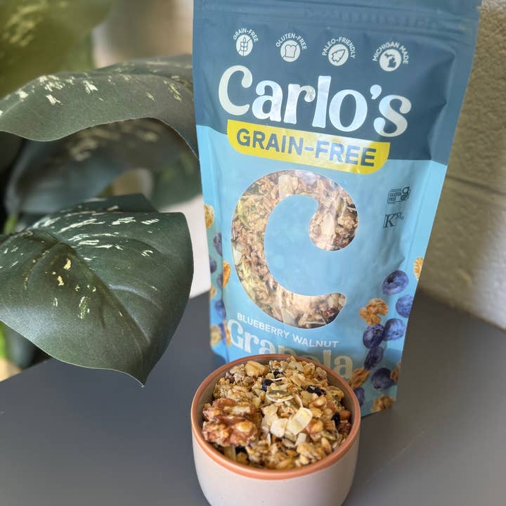 Good Life Naturals - Wholesale Granola - Carlo's Grain-Free Blueberry Walnut Granola 4
