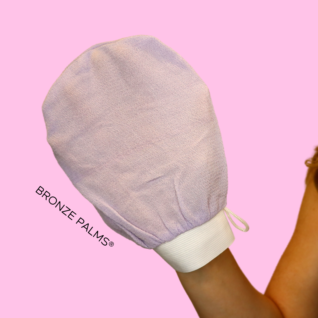 Bronze Palms Beauty - Venta al por mayor Autobronceador - Guante Exfoliante para Preparación de Bronceado en Spray Autobronceador3