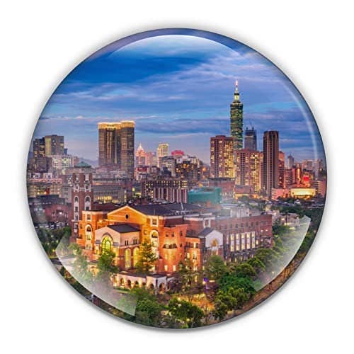 Presse-papiers Taipei Taiwan dans une boîte cadeau pour la vente par City Souvenirs