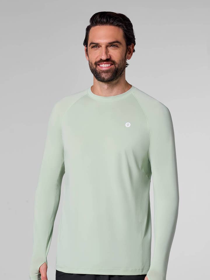 Men's Performance Long Sleeve Sun Shirt | Seedling for wholesale by Coolibar