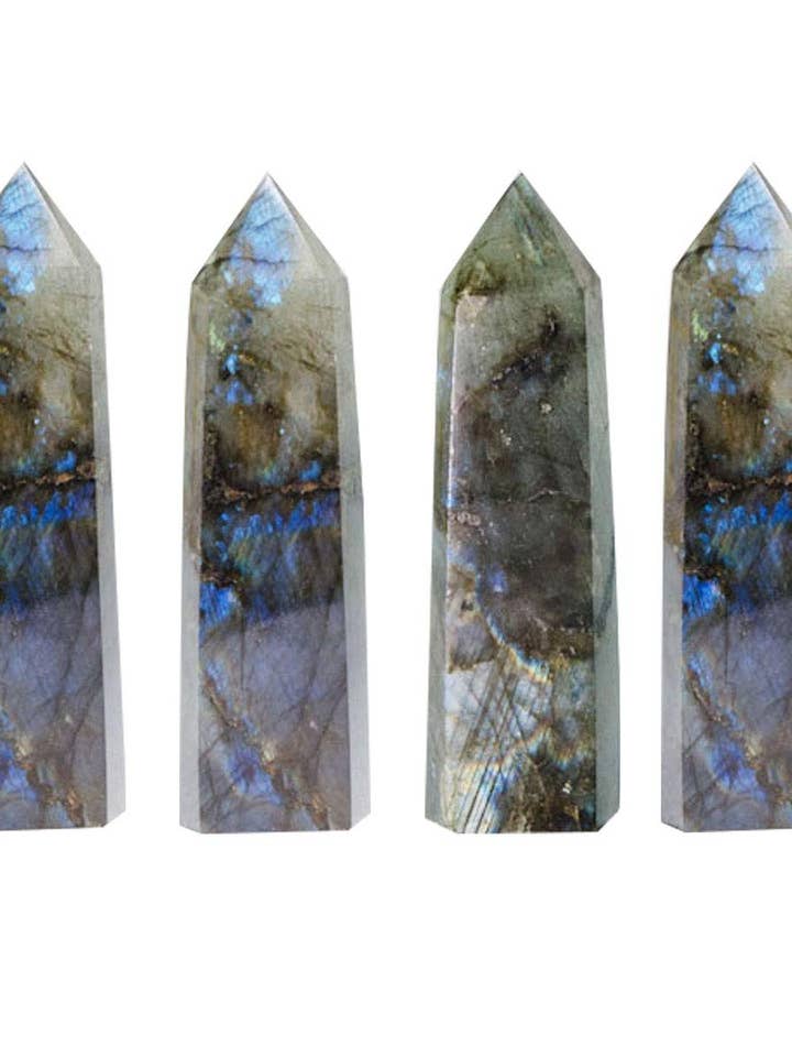 Labradorittårnpunkter/stave/obelisk - 2,2 LBS (1 kg.) for engroshandel hos AmazeU