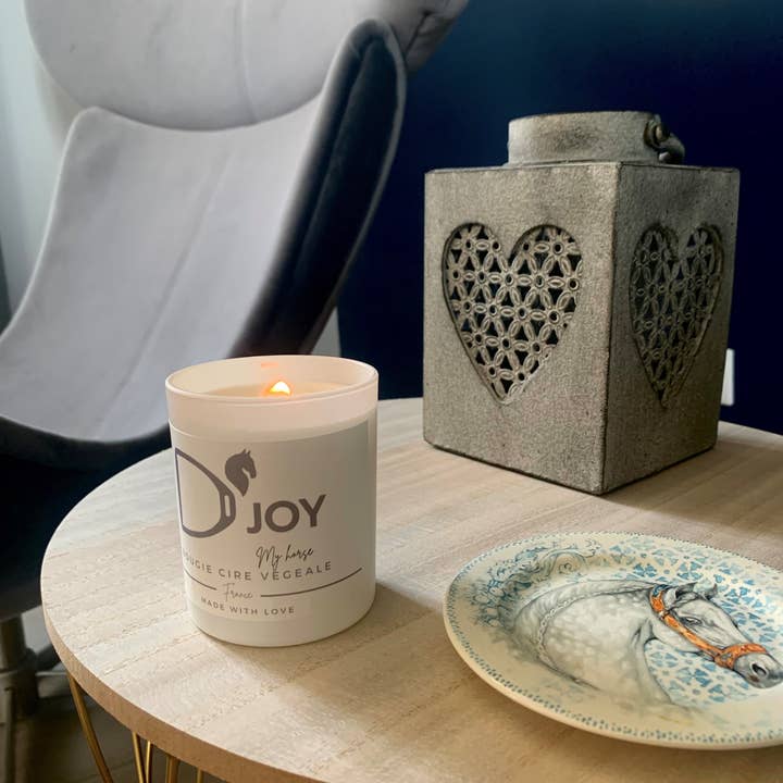 D'JOY by Cheval&Senteurs - Wholesale Jar/Filled Candle - Classic candle "D'Joy My Horse"3