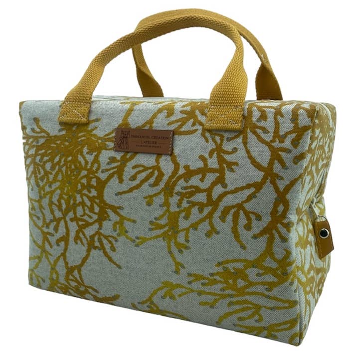 Ice Cube M kylväska, ”Caledonia” senap för wholesale av Emmanuel Création