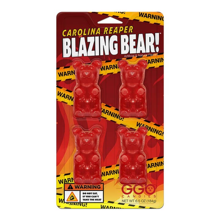 Grandpa Joe's Candy Shop - Wholesale Gummy - Carolina Reaper Blazing Bear, 4pk, 12ct Box